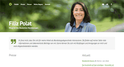 Desktop Screenshot of filiz-polat.de