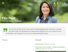 Tablet Screenshot of filiz-polat.de